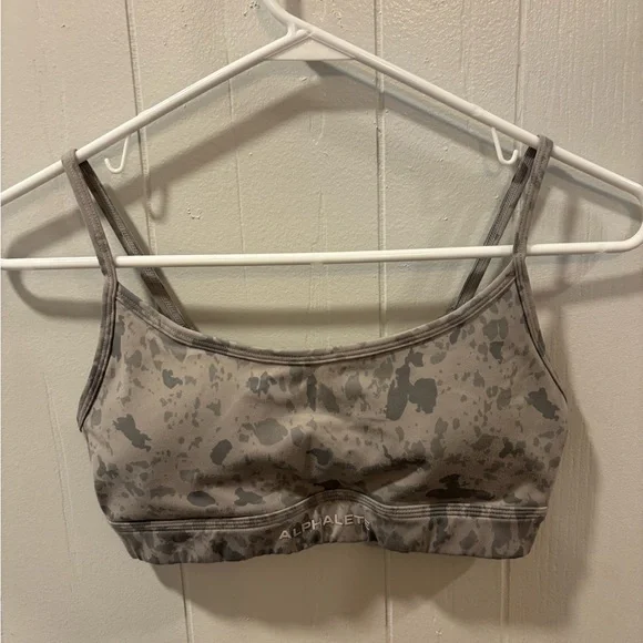 Alphalete Surface Limitless Bra - Size S, Color Pebble - Picture 3 of 6